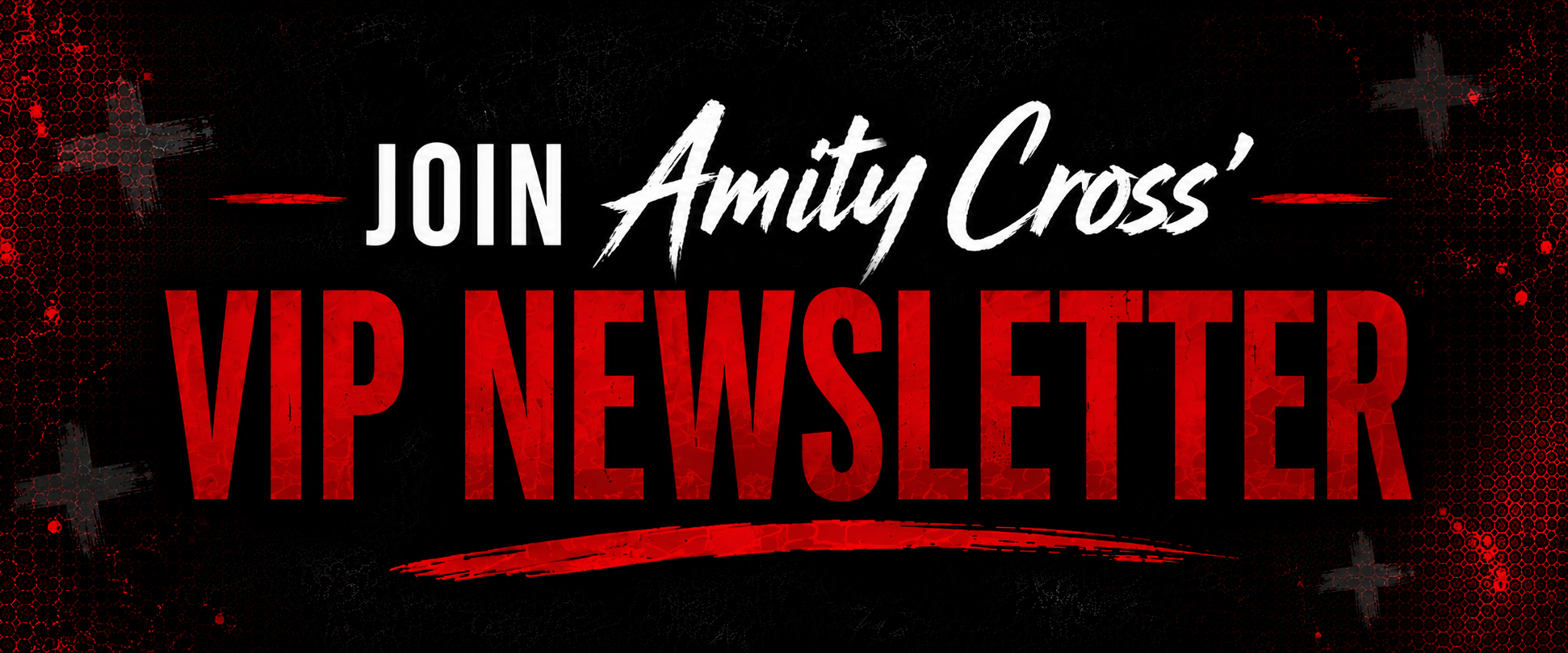 Amity Cross - VIP Newsletter
